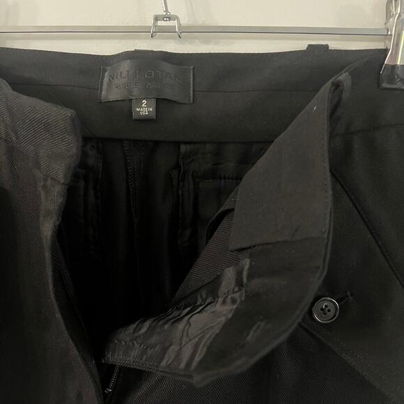 Nili Lotan Black Arliss Utility Cargo Jogger Pants Womens Zip Ankles - Picture 8 of 9